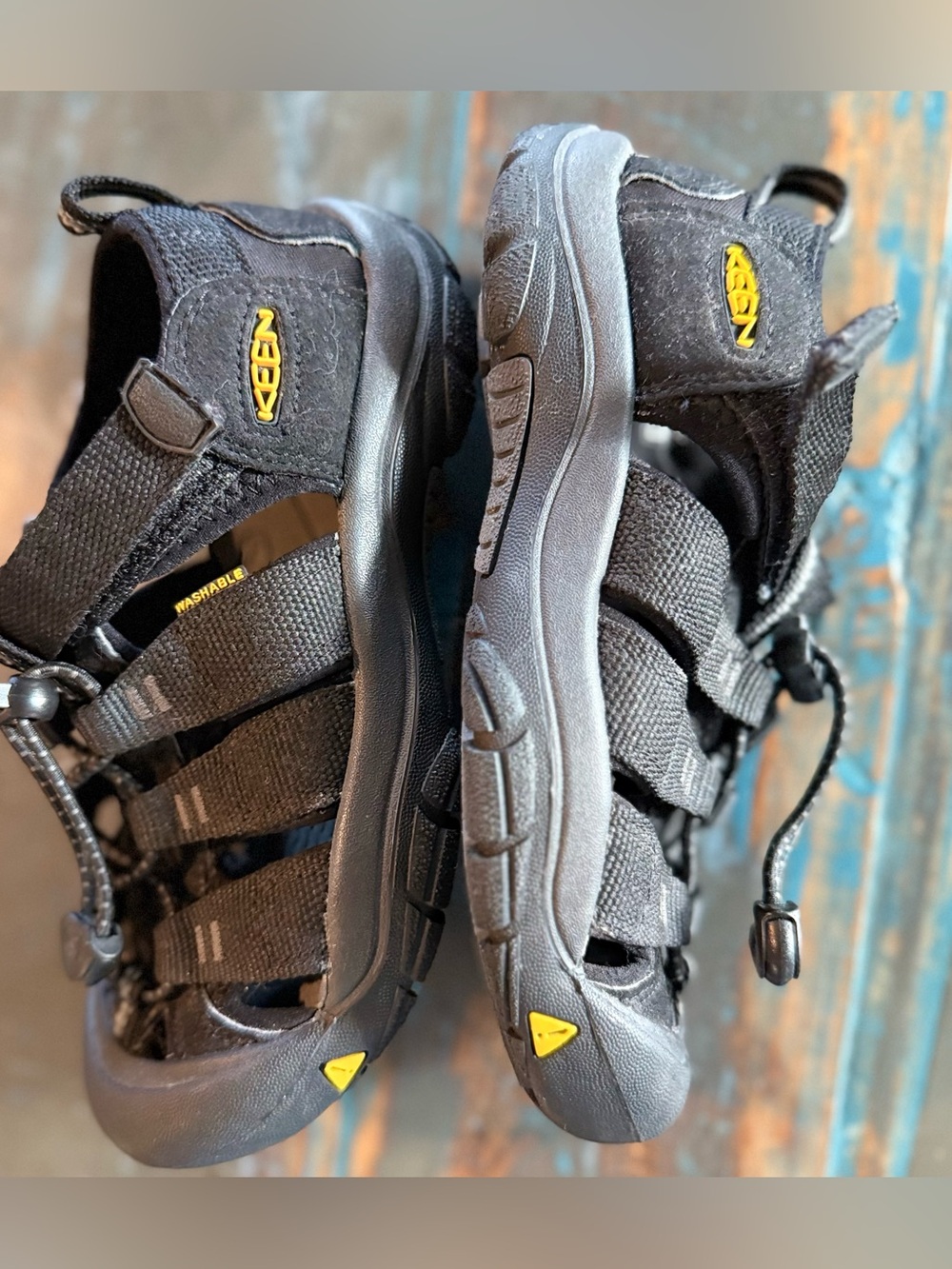 KEEN Newport Black Waterproof Sandals -  Kids Size 1